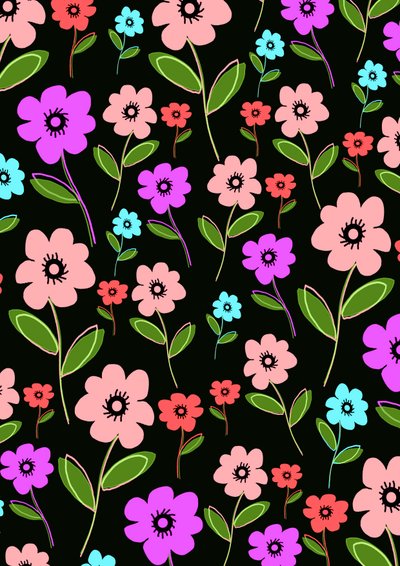 Flores retro de Louisa Hereford