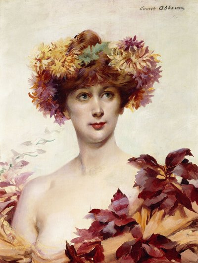 Retrato de Sarah Bernhardt de Louise Abbéma