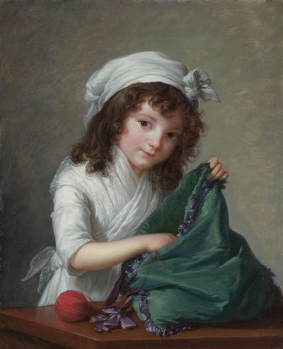 Mademoiselle Alexandrine-Emilie Brongniart de Elisabeth Louise Vigee Lebrun