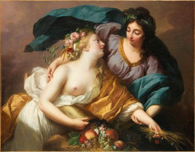 La Paz trayendo de vuelta la Abundancia de Elisabeth Louise Vigee Lebrun