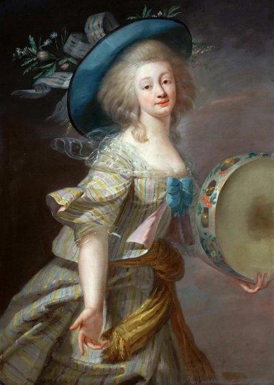 Retrato de una bailarina, c. 1780 de Elisabeth Louise Vigee Lebrun