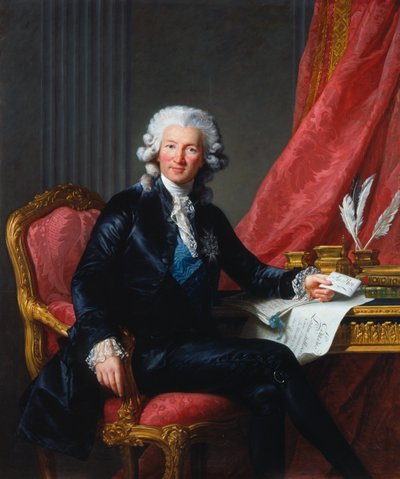 Retrato de Charles-Alexandre de Calonne (1734-1802) de Elisabeth Louise Vigee Lebrun