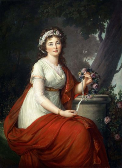 Retrato de la condesa Tatyana Vasilyevna Yusupova, nacida von Engelhardt 1769-1841, 1797 de Elisabeth Louise Vigee Lebrun