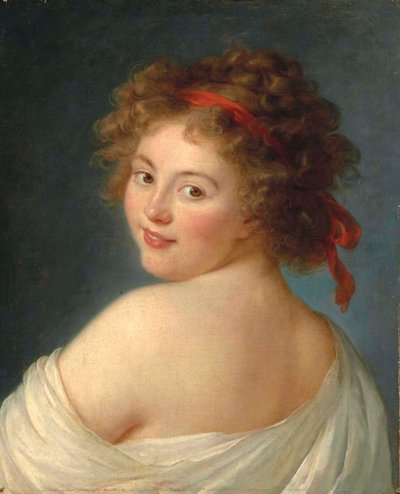 Retrato de la condesa Yekaterina Skavronskaya, de soltera von Engelhardt 1761-1829 de Elisabeth Louise Vigee Lebrun
