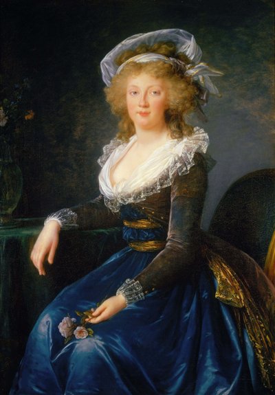Retrato de María Teresa de Nápoles y Sicilia de Elisabeth Louise Vigee Lebrun