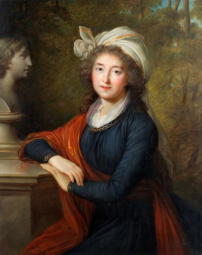 Retrato de la Princesa Elzbieta Izabela Lubomirska, nacida Condesa Czartoryska 1736-1816, 1793 de Elisabeth Louise Vigee Lebrun