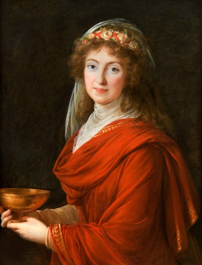 Retrato de la condesa Siemontkowsky-Bystry, 1793 de Elisabeth Louise Vigee Lebrun