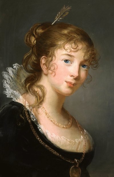 Princesa Federica Dorotea Luisa Filipina de Prusia 1770-1836, Condesa Radziwill, c. 1801 de Elisabeth Louise Vigee Lebrun