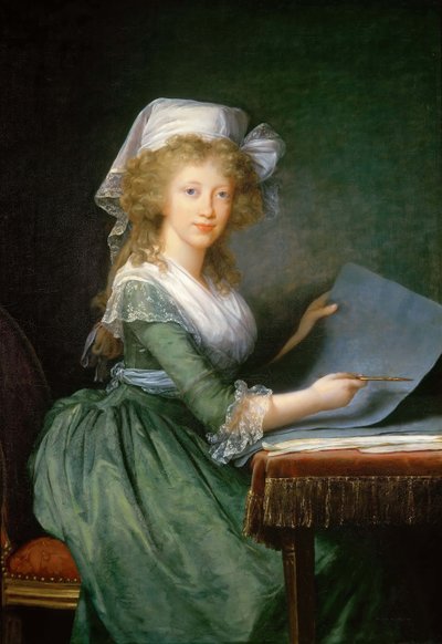 Princesa Luisa María de Nápoles y Sicilia 1773-1802, c. 1790 de Elisabeth Louise Vigee Lebrun