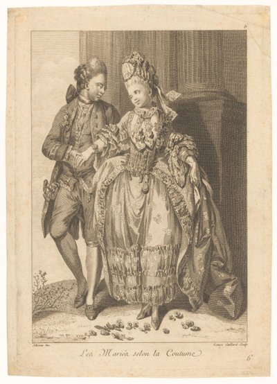 Les Mariées selon la Coutume (título en el objeto)
El nacimiento del amor (título de la serie) de Louise Gaillard