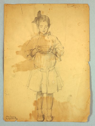 Niña con cuenco de Louise Howland King Cox