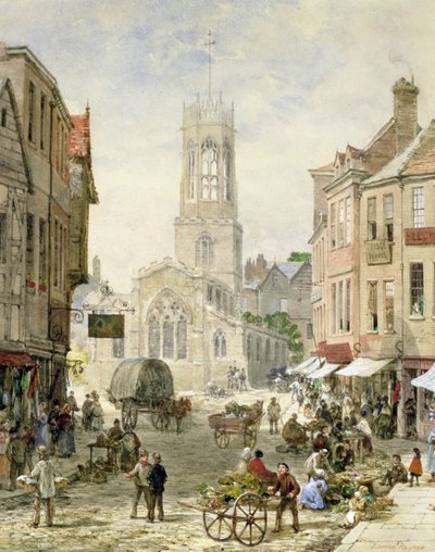 All Saints Pavement, York de Louise Ingram Rayner