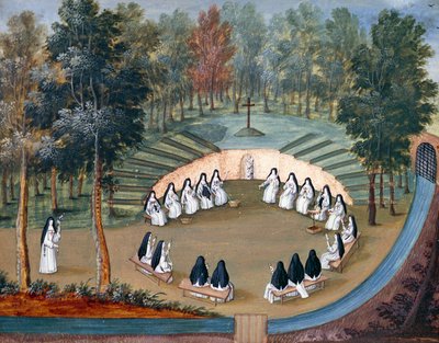 Abadía de Port-Royal des Champs, Monjas reunidas en soledad de Louise-Magdeleine Hortemels (1688-1767), Francia de Louise Magdeleine Hortemels
