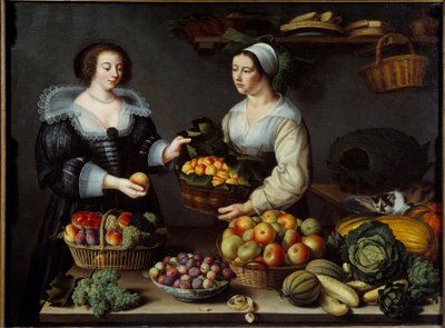 La vendedora de frutas y verduras de Louise Moillon