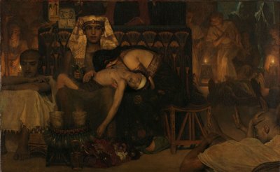 La muerte del hijo primogénito del faraón
La muerte del hijo primogénito del faraón de Lourens Alma Tadema
