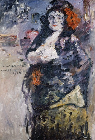 Carmencita, retrato de Charlotte Berend-Corinth vestida a la española de Lovis (1858 1925) Corinth