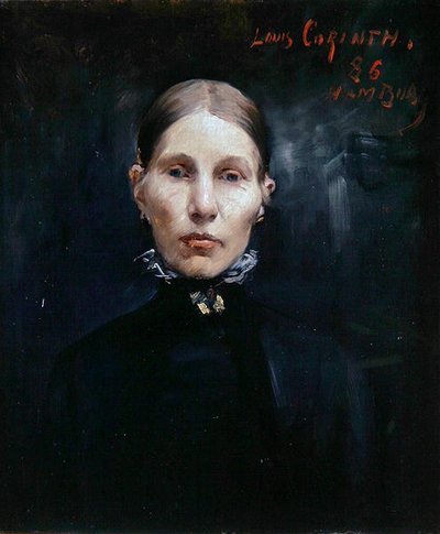 Retrato de una mujer de Hamburgo de Lovis  Corinth