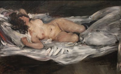 Desnudo femenino recostado de Lovis (1858 1925) Corinth