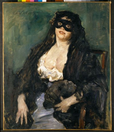 La máscara negra de Lovis  Corinth