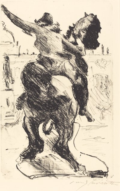 Estatua de una amazona de Lovis Corinth