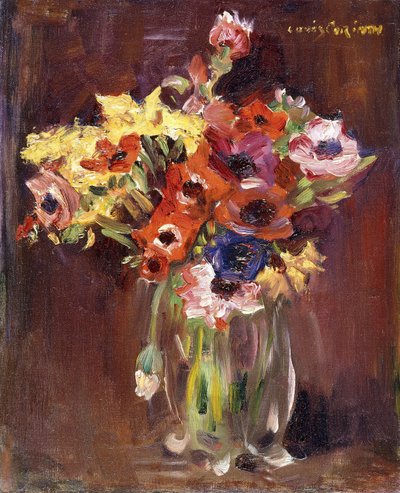 Anémonas, 1910 de Lovis Corinth