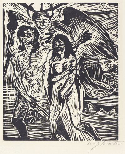 Expulsión del Paraíso de Lovis Corinth