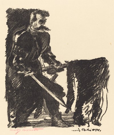 Portaestandarte, 1915 de Lovis Corinth