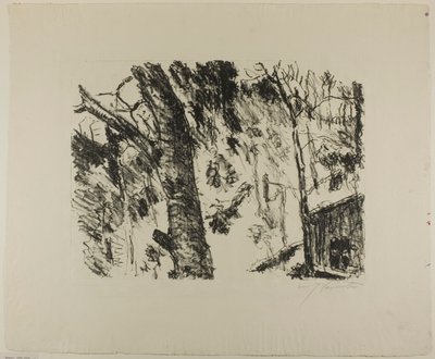 Bosques de hayas, de Primavera temprana en las montañas de Lovis Corinth