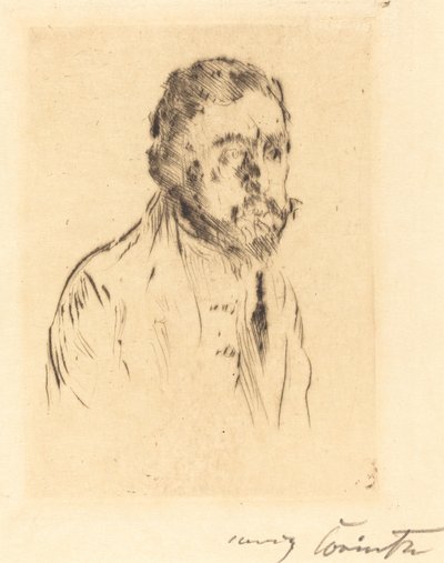 Estudio de retrato de H. St. de Lovis Corinth