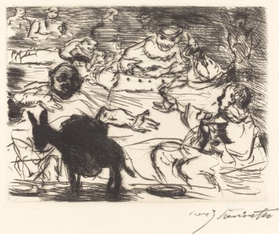 Das Gastmahl des Trimalchio: pl. V de Lovis Corinth