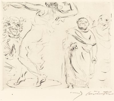 Das Gastmahl des Trimalchio: pl. XI de Lovis Corinth