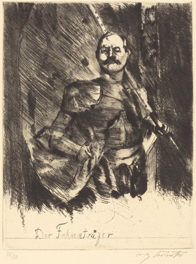 Der Fahnenträger El abanderado, 1920 de Lovis Corinth