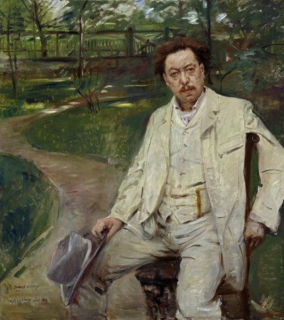 El pianista Conrad Ansorge de Lovis Corinth