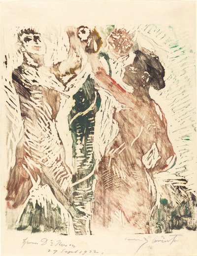 Der südenfall, 1919 de Lovis Corinth