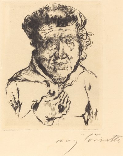 La suegra del artista de Lovis Corinth