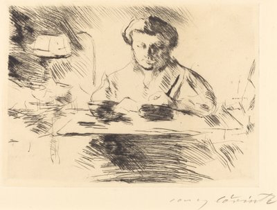 La esposa del artista de Lovis Corinth