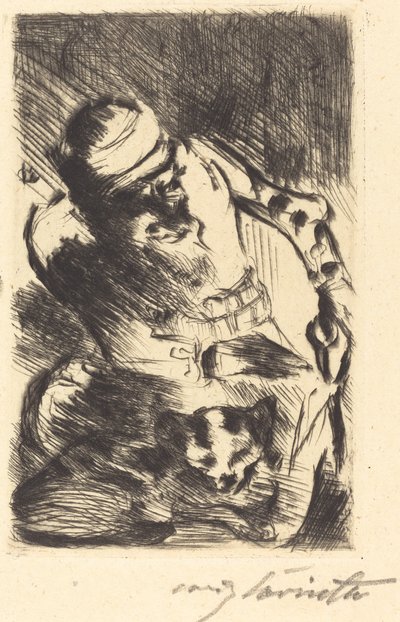 El Gato del Profeta de Lovis Corinth