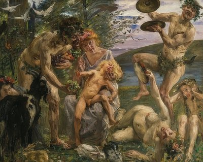 La infancia de Zeus de Lovis Corinth