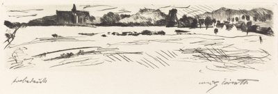 Paisaje con dunas, 1917 de Lovis Corinth