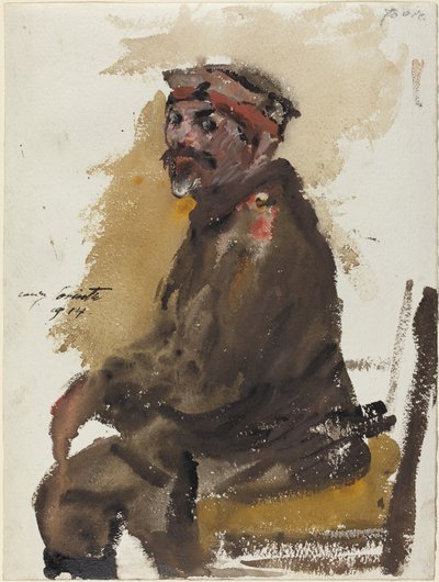Hermann Struck en uniforme de Lovis Corinth