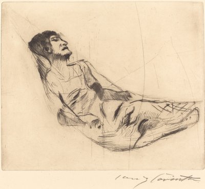 En la Hamaca II de Lovis Corinth