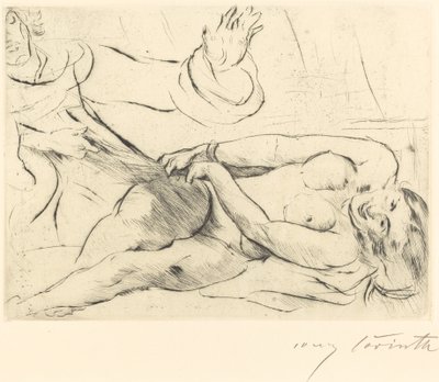 José y la Mujer de Potifar II, 1915 de Lovis Corinth