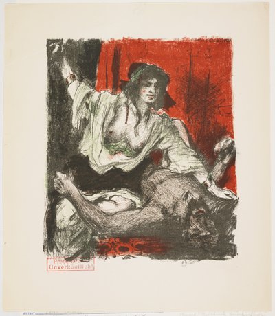Judith y Holofernes, del libro de Judith de Lovis Corinth