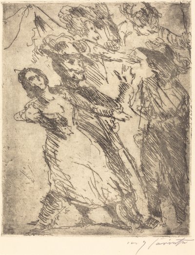Caballeros con una mujer, c. 1923 de Lovis Corinth