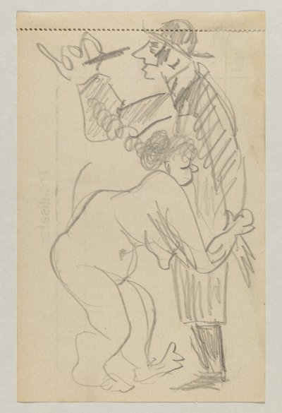 Lovis Corinto y Carl Strathmann de Lovis Corinth