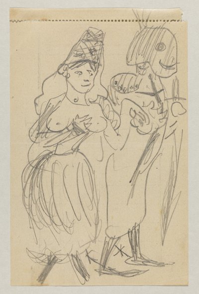 Lovis Corinto y Carl Strathmann de Lovis Corinth