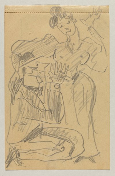 Lovis Corinto y Carl Strathmann de Lovis Corinth