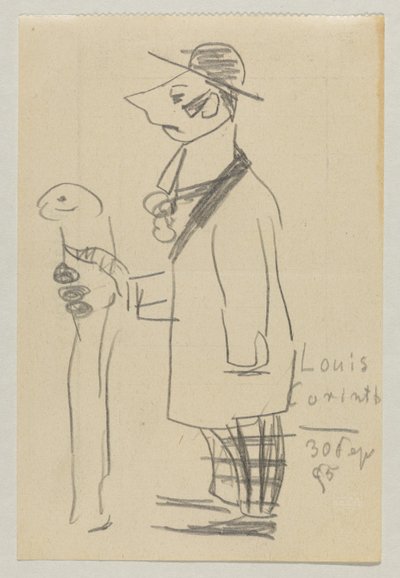 Lovis Corinto y Carl Strathmann de Lovis Corinth