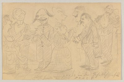 Lovis Corinth a Carl Strathmann: postal, matasellada el 8 de noviembre de 1899 de Lovis Corinth