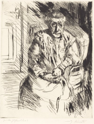 Ma Belle Mere Suegra, 1919 de Lovis Corinth
